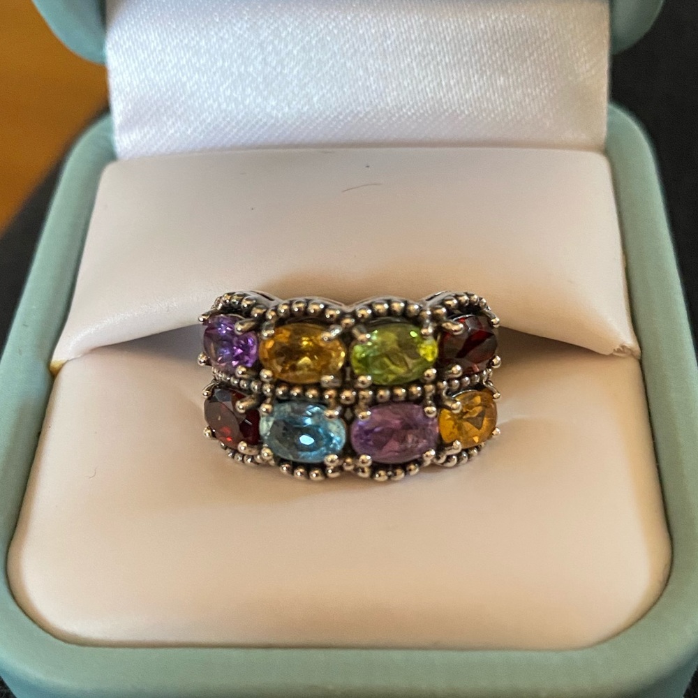 Effy Multiple Oval Gemstone Ring - image 2